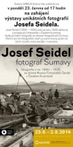 Výstava unikátních fotografií Josefa Seidla
