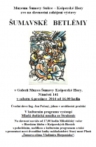 Šumavské betlémy - Kašperské Hory